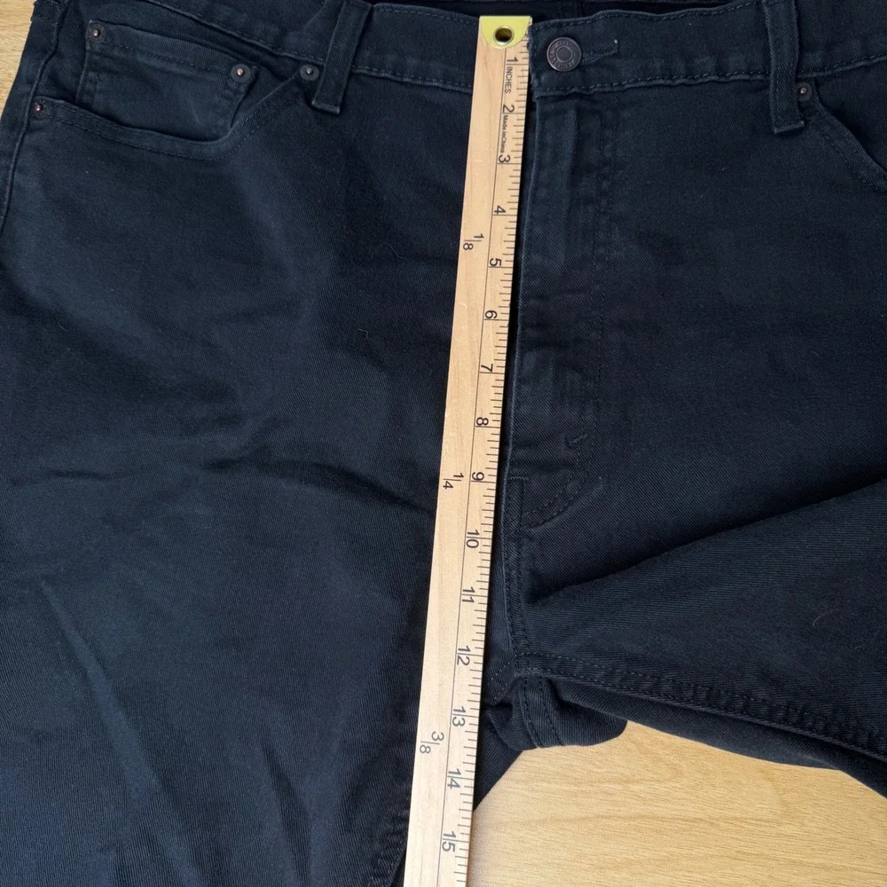 Levis 541 Athletic Taper Jeans Mens 40x32 Black‎ Denim Minimalist Casual Capsule